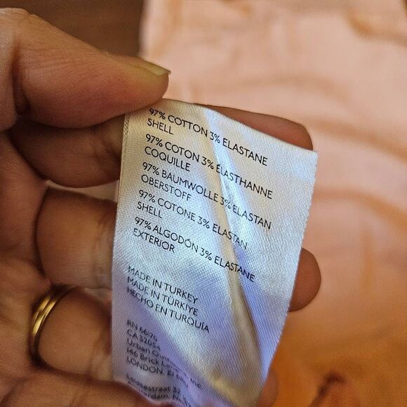 Free People Addy Coral Wide Leg Chino Pants - Picture 6 of 8